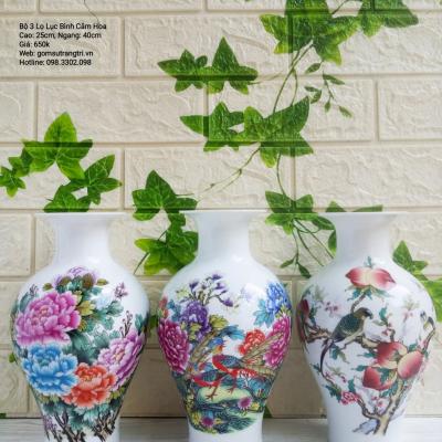 Bộ 3 bình cảnh cắm hoa - giá rẻ vô địch